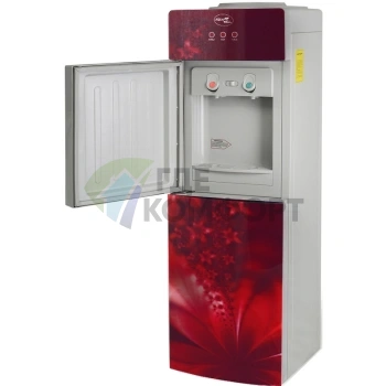 Кулер для воды напольный Aqua Well 2-JX-5 ПКС YLR-2-JX-5 красный с флуоресцентным рисунком - фото 2
