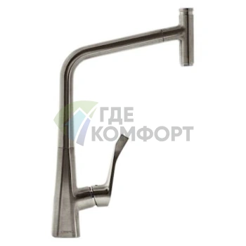 Смеситель для кухни Hansgrohe Metris Select 14884800: стиль и надежность - фото 1