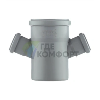 Крестовина канализационная HTDA 110х50х50 67° одноплоскостная Ostendorf - фото 2