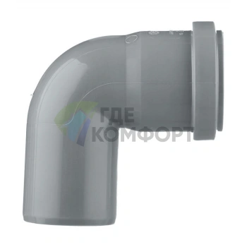 Отвод канализационный HTB 50 90° Ostendorf - фото 1