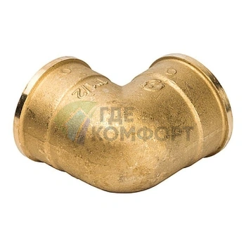 Угольник Stout внутренняя/внутренняя резьба латунный ВВ 1 1/2 - фото 3