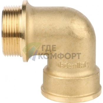 Угольник STOUT с упором внутренняя/наружная резьба 1 1/2 - фото 3