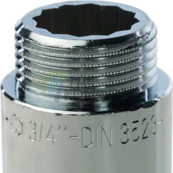 Удлинитель STOUT латунный 3/4 x 50 хромированный - фото 4