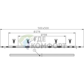 Гидроизоляционный фланец HL86.H из нержавеющей стали - фото 2