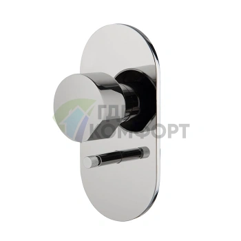 Стильный встроенный смеситель для душа FIMA Carlo Frattini без ручки, хром (F3189X2CR) - фото 1