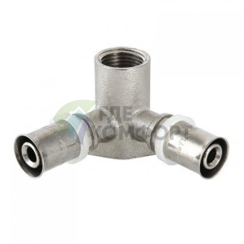 Водорозетка пресс проходная 20х1/2 ВР Valtec - фото 1