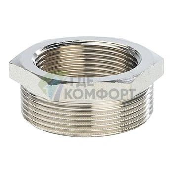 Футорка STOUT 2 x 1 1/2 никелированная - фото 1