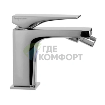 Смеситель для биде FIMA Carlo Frattini Zeta с донным клапаном click-clack, хром (F3962NCR) - фото 1