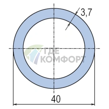 Труба PP-RCT WAVIN Ekoplastik PN10 40x3-7 - фото 2