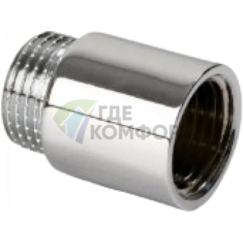 Удлинитель ВН 3/4x15 мм, хромированный TIM (ТИМ)