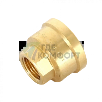 Муфта переxодная ВВ 1x1/2 бронза Viega - фото 4