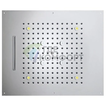 Верхний душ BOSSINI DREAM/3 57x47 см с LED-подсветкой, хромотерапией и 3 режимами (H38935.030) - фото 1