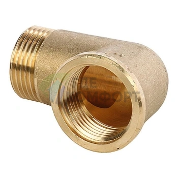 Угольник STOUT наружная/внутренняя резьба латунный НВ 1 - фото 1