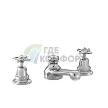 Смеситель Stella Italica для борта ванны на 3 отверстия, хром (IT 02300 CR00) - фото 1