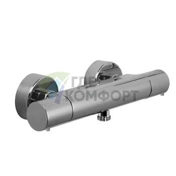 Смеситель для душа с термостатом Fima Carlo Frattini Wellness Fimatherm: металлическая ручка, ограничение напора, хром (F4275/1CR) - фото 1