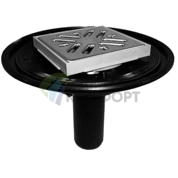 Трап HL92 с обжимным фланцем-пескловой и вертикальным выпуском DN40 - фото 1