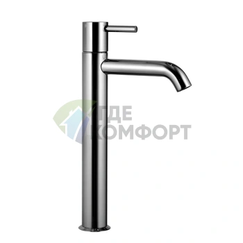 Смеситель для раковины Fantini Nostromo без донного клапана, нержавеющая сталь (50 93 E806WF) - фото 1