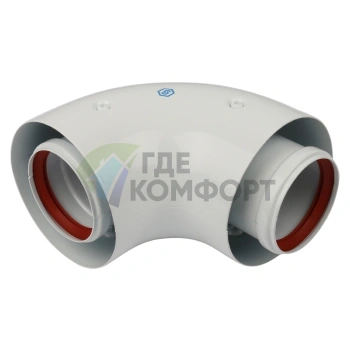 Комплект коаксиальный Stout для прохода через стену SCA-6010-240850 - фото 3