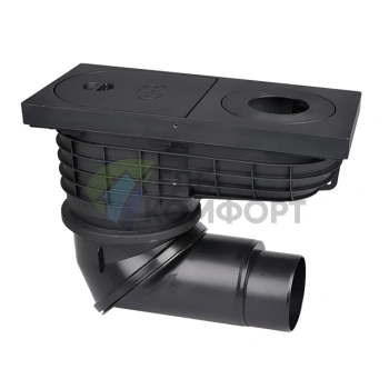 Трап HL600NG уличный для приёма воды из ливнестоков DN110/125 - фото 1