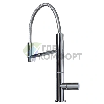 Смеситель для кухни FIMA Carlo Frattini Nomos с вращающимся изливом, хром (F7097CR) - фото 1