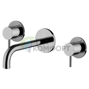 Смеситель для раковины Carlo Frattini SPILLO UP двухвентильный встраиваемый, хром (F3161L/5CR) - фото 1