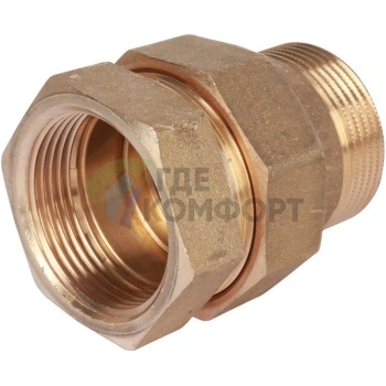 Разъемное соединение американка ВН 1 1/4, уплотнение под гайкой o-ring кольцо Stout - фото 2