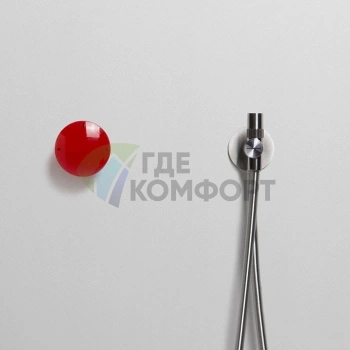 Смеситель встраиваемый однорычажный ANTONIO LUPI MINIMAYDAY красный в комплекте (MINIMAYDAY Rosso) - фото 1