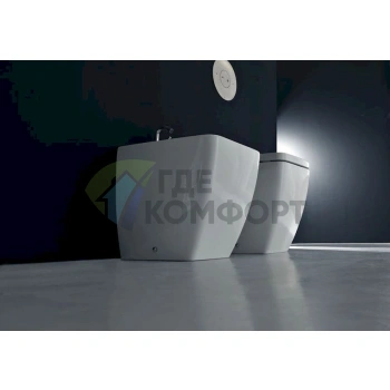 Унитаз приставной Kerasan Ego 321401 укороченный - фото 4