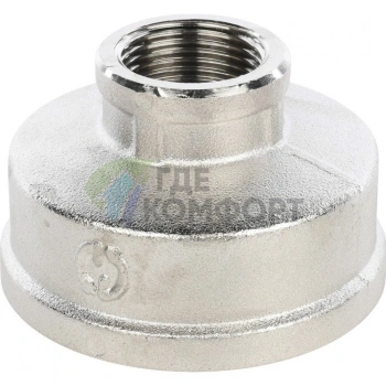 Муфта STOUT ВВ 2 x 3/4 никелированная - фото 4