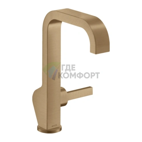 Смеситель для раковины AX Citterio в шлифованной бронзе (39037140) - фото 1