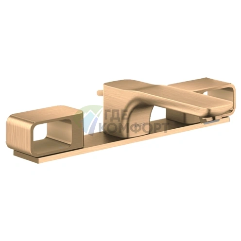 Смеситель для раковины AX Urquiola в шлифованной бронзе (11040140) - фото 1