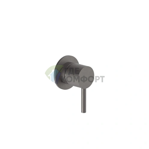 Встраиваемый смеситель для душа Fantini Nostromo Matt Gun Metal PVD (50 P5 E863B) - фото 1