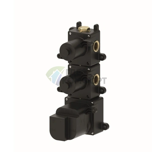 Встраиваемый термостат Almar на 3 зоны с девиатором и вентилем (E176303) - фото 1