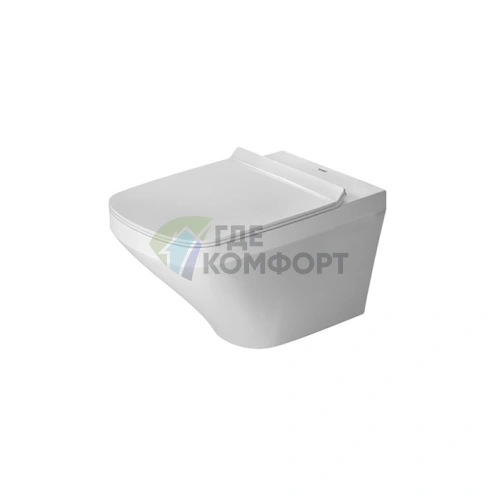 Подвесной унитаз Duravit DuraStyle 540х370 мм безободковый с системой Wondergliss (25510900001) - фото 1