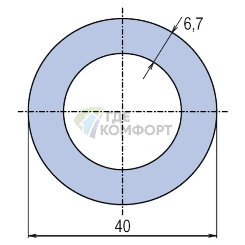 Труба PP-RCT WAVIN Ekoplastik PN20 40x6-7 фото 2
