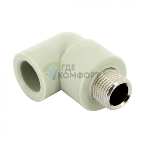 Угольник PPR с наружной резьбой 20х1/2 FV-Plast - фото 1