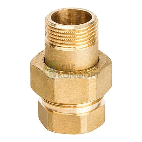 Разъемное соединение STOUT американка ВН с плоским уплотнением 3/4 латунное - фото 2