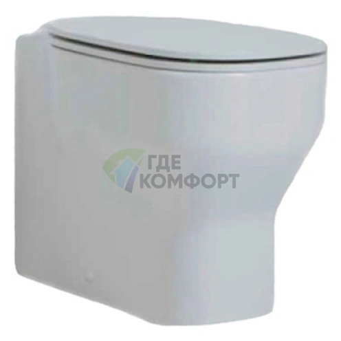 Унитаз приставной Azzurra Glaze GLZ100/P - фото 1