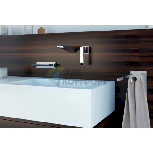 Стильный хромовый смеситель Grohe Allure Brilliant для умывальника - фото 3