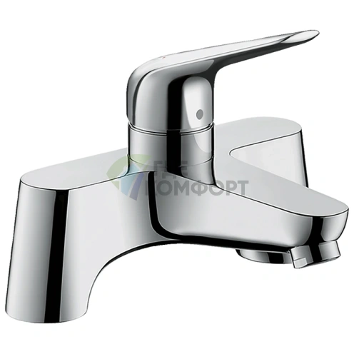 Смеситель Hansgrohe Novus для установки на борт ванны с коротким изливом (71043000) - фото 1