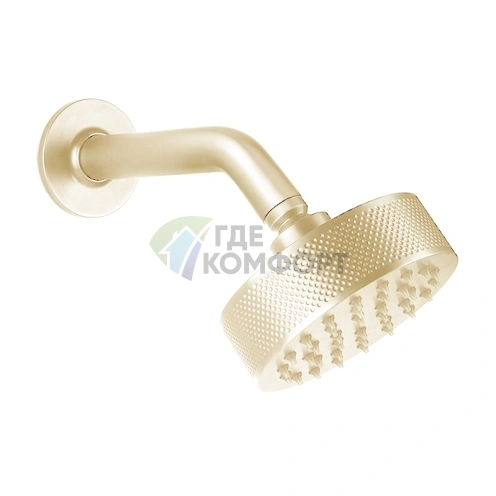 Душевая головка GESSI INCISO настенная шарнирная 200 мм золото (58189#246) - фото 1