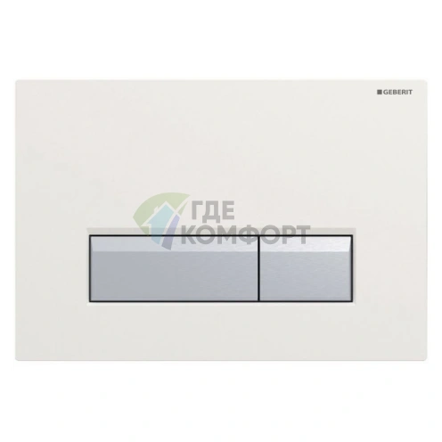 Кнопка смыва Geberit Sigma 40 с системой устранения запахов - фото 1