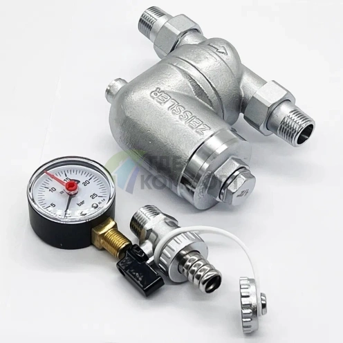 Фильтр Zeissler 100 мкм, с манометром, ZSf.303.0104N 1/2