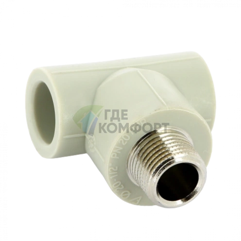 Тройник PPR с наружной резьбой 20x1/2 FV-Plast - фото 3