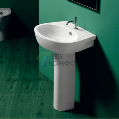 Пьедестал для раковины Simas Lft Spazio/E-LINE LFT05/EL05 белый - фото 1