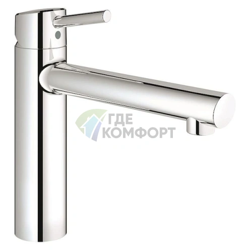 Смеситель Grohe Concetto 31128000 для кухни: эргономичный однорычажный смеситель - фото 1