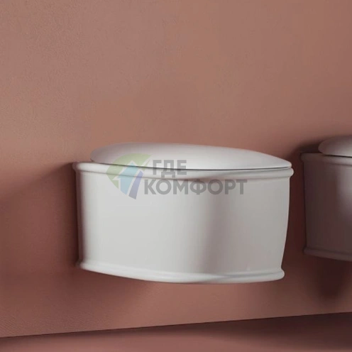 Унитаз подвесной Artceram ATELIER безободковый, белый матовый (ATV001 05 00) - фото 1