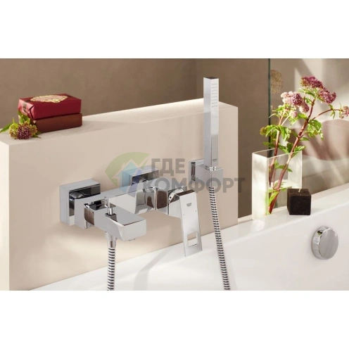Смеситель Grohe Eurocube для ванны с душем - фото 3