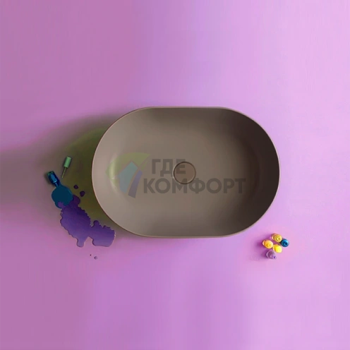 GLOBO выпуск для раковины без перелива в цвете castagno (FI024CS) - фото 1