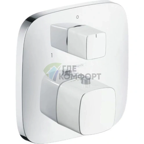 Умный термостат Hansgrohe PuraVida 15771400 для комфорта ванны и душа - фото 1
